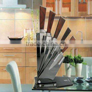 5pcs Inox knife set with plastic holder