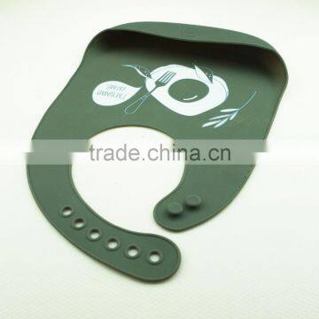 16076 Food Grade Cute Baby Pouchs,Waterproof Promotinal Gift Nice Silicone Baby Bibs,Kids Silicone Bellyband photo-2