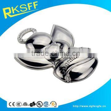 Rivet Angel Shape Metal Logo With Zinc Alloy photo-3