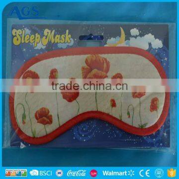 Littel Stars Red Eyeshade Smiley Expression Custom Eye Mask photo-6