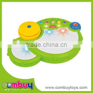 Lovely baby play plastic musical instrument miniature drum set