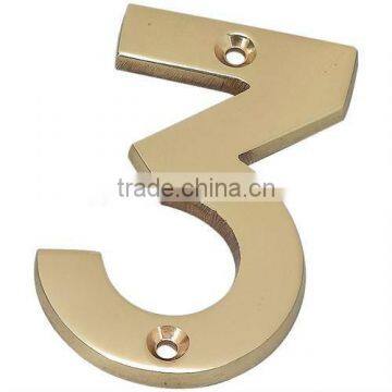 Door Number 3 Brass