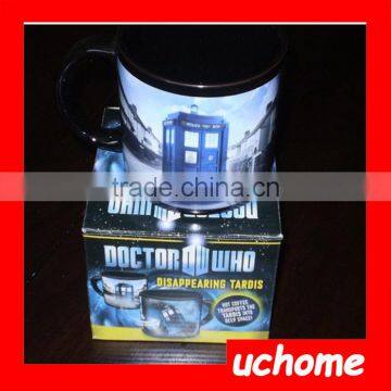 UCHOME Ceramic Magic Mugs/Heat Sensitive Coffee Mugs/Heat Sensitive Color Changing Mug photo-4