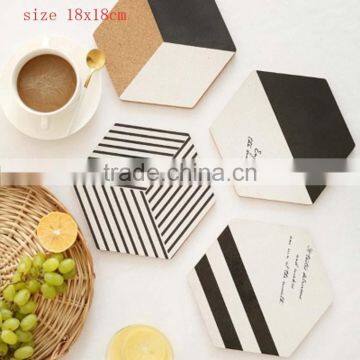Cute Cork Wooden Coffee / Cup Coaster / Tea Mat & Pads / Fashion Style / Wholesale photo-3
