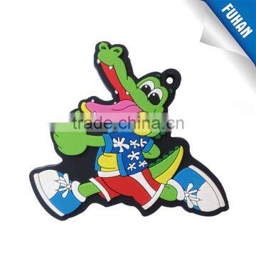 Lovely Cartoon Soft PVC Rubber Label Keychain photo-2