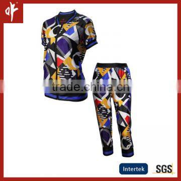 ladies running suit , sublimation sports suirt , outdoor shirt for women