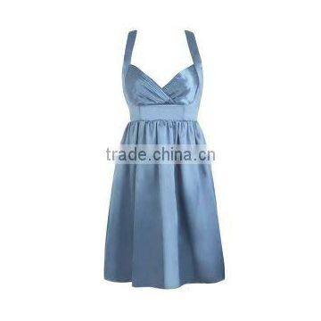 8DR418 Satin Babydoll Dress