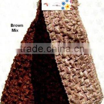 New Arrival High Quality 1.5" Wide Elastic Handmade Plain Crochet Headband for Baby Tutu Tops Girl Accessories Hairband photo-6