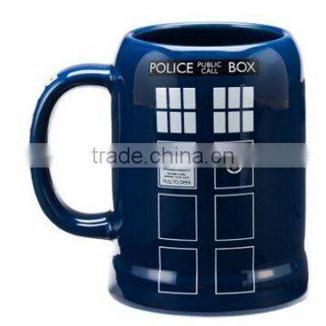 2016 New Design DOCTOR WHO TARDIS 20 OZ. CERAMIC STEIN photo-2
