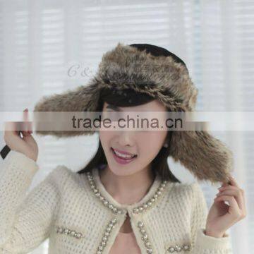 Fashion Windproof Soft & Warm Winter Earflap Faux Fur Hats in Differ Colors photo-3