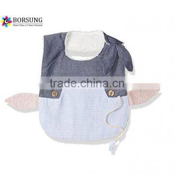 New fashion design organic cotton baby bandana bibs