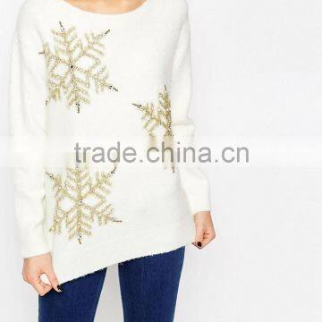 Beautiful Christmas Pullover Sweater Designs for Women photo-3