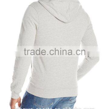 High Quality Mens Plain Hoodies Zippered Cotton Hood Casual Daily Wear photo-6