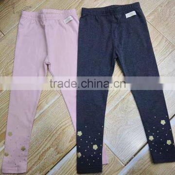 2017 Spring Korean Style Light Fabric Girls Leggings Candy Color