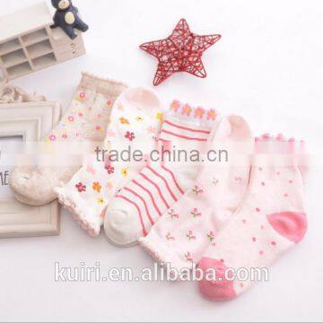 2016 Kids Girl Princess Relent Beautiful Cotton Socks photo-4