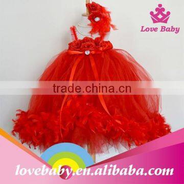 Baby Wedding Flower Dress Children Chiffon Dress LBE4092292 photo-3