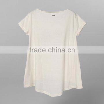 Ladies Heart-shaped Tshirt100%bamboo Fiber Tshirt Custom Printed Tshirts photo-3