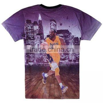 Custom Design Model Bulk 3D Pictures Man All Over Sublimation Printing T-shirt photo-3