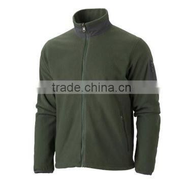 2016 hot winter selling fashionable polar olive green fleece jacket polar fleece