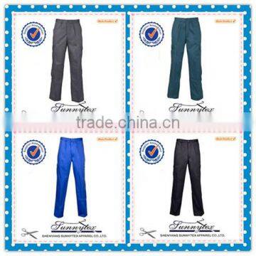 6 Pockets Knee Pads Wholesale Cotton Work Pants in Workwear