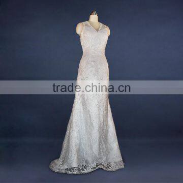 Fancy Fashional Bride Lace Wedding Dresses photo-3