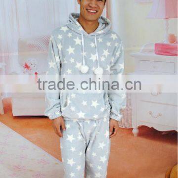 100% polyester printed coral fleece pajama