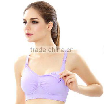 Cotton Seamless Nursing Bra for Pregant Woman OEM High Quality photo-4