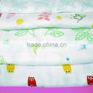 100% Cotton Double Weave Gauze Muslin Baby Diapers (Bleached, Unbleached, Dyed & Printed) photo-4