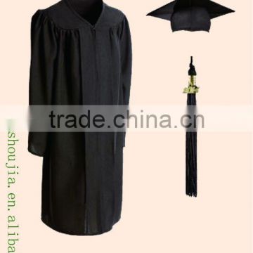 latest high school/univeisity customized graduation gown with cap & hood