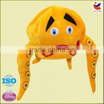 Comb Plush Material Octopus Hat/party Hat/carnival Hat