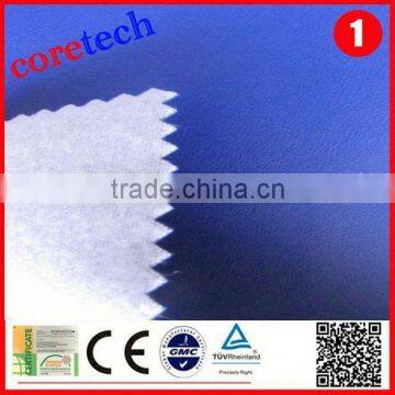 Hot Sale Durable Polyester Faux Leather Fabric Factory photo-3