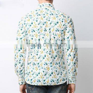 Latest Shirts Pattern for Men Fancy Flower Shirt Men photo-2