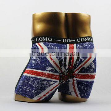 Professionally Custom Elastic Waistband Underwear Men Fashion Flag Boxers Briefs photo-2