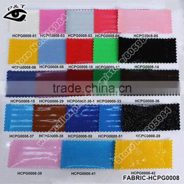 Hot Sell Synthetic Leather 100% pu Leather Shiny Solid Colors for Shoes
