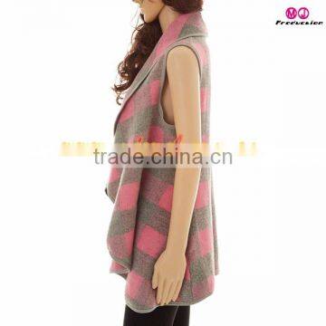 Plaid Waterfall Vest photo-2