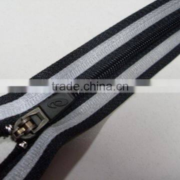 Custom Reflective Iron on zipper pulls for cloth