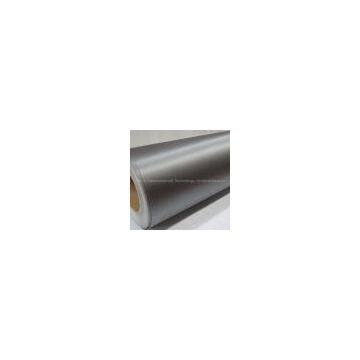 Dark-gray Brush Aluminum Car Wrapping Vinyl with 0.18mm Thickness