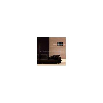 Modern Crystal Floor Lamp Black