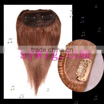 bangs/clip hair extension/naked clips/human hair weft/fringe