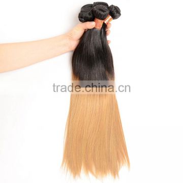 1B/27 Malaysian Human Hair Weaves Straight Wholesale Ombre Malaysian Hair Bundles Extension