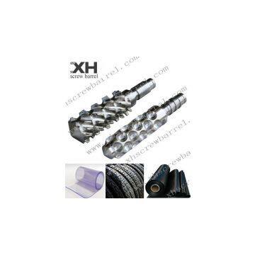 plastic extrusion screw and barrel