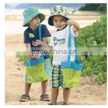 Children's Beach Toys Quick Collection Bag Sands Away Net Bag Beach Treasures Bag for Kids photo-3