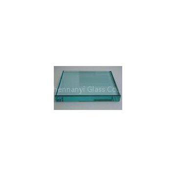 Natural Green Flat Safety Tempered Glass For Commercial Building