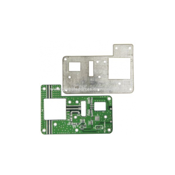 PTFE Double-sided PCBs with 1oz Copper Weight/Immersion Silver Surface Finish/0.8mm Board Thickness