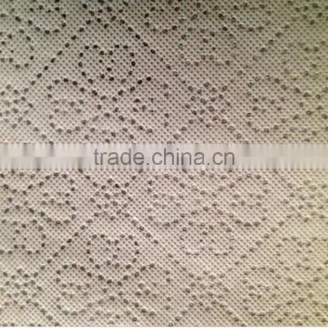 Three layers embossed non-woven fabrics