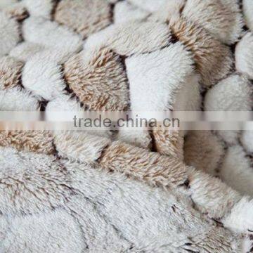 Scotland Style Grid Printed Microfiber Coral Fleece Blanket For Five-star Hotel photo-5