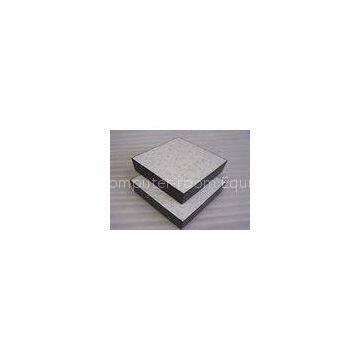 High electrical resistance computer access flooring water repellency
