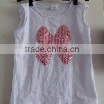Highly recommend toddles cotton tank top with sequin picture hot summer vest for kids