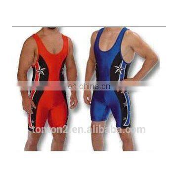 2015 Wholesale Custom Scheap Sublimated Wrestling Singlets