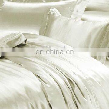 Luxury charmeuse thin thermal 100% sateen silk bedding sets-4 pcs